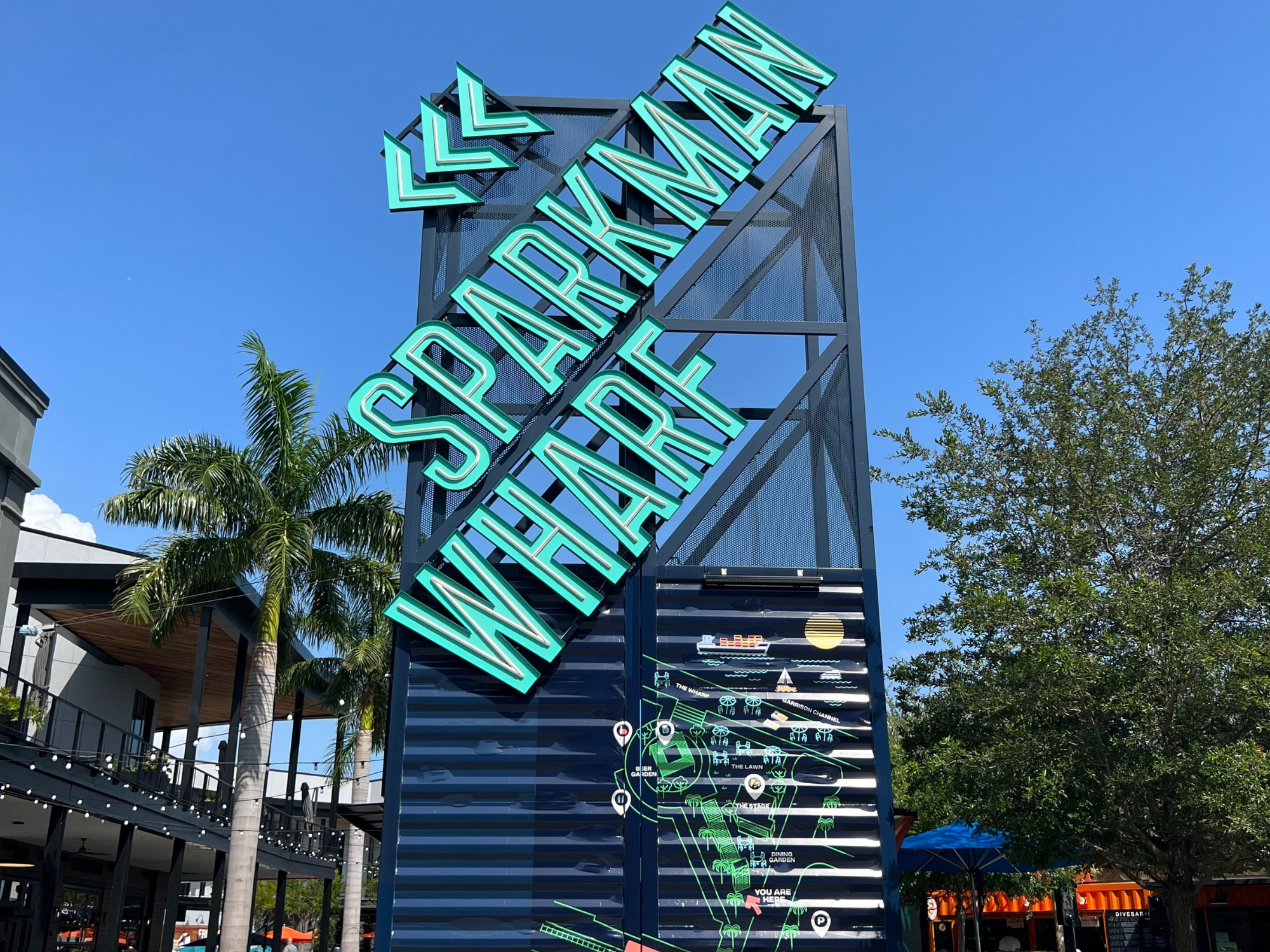 sparkman wharf sign