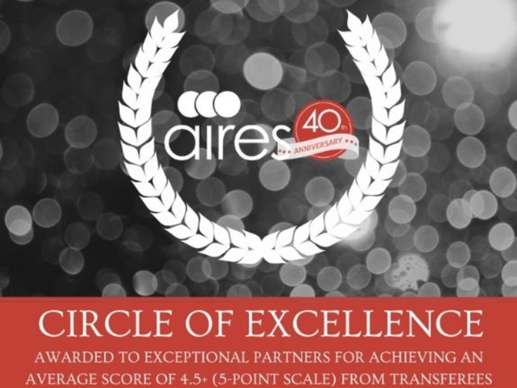 AVE RECEIVES AIRES CIRCLE OF EXCELLENCE AWARD