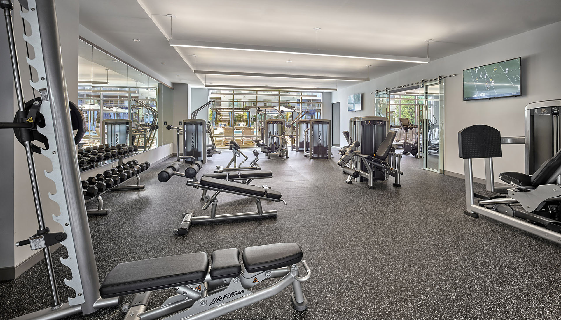 AVE Florham Park fitness strength facility