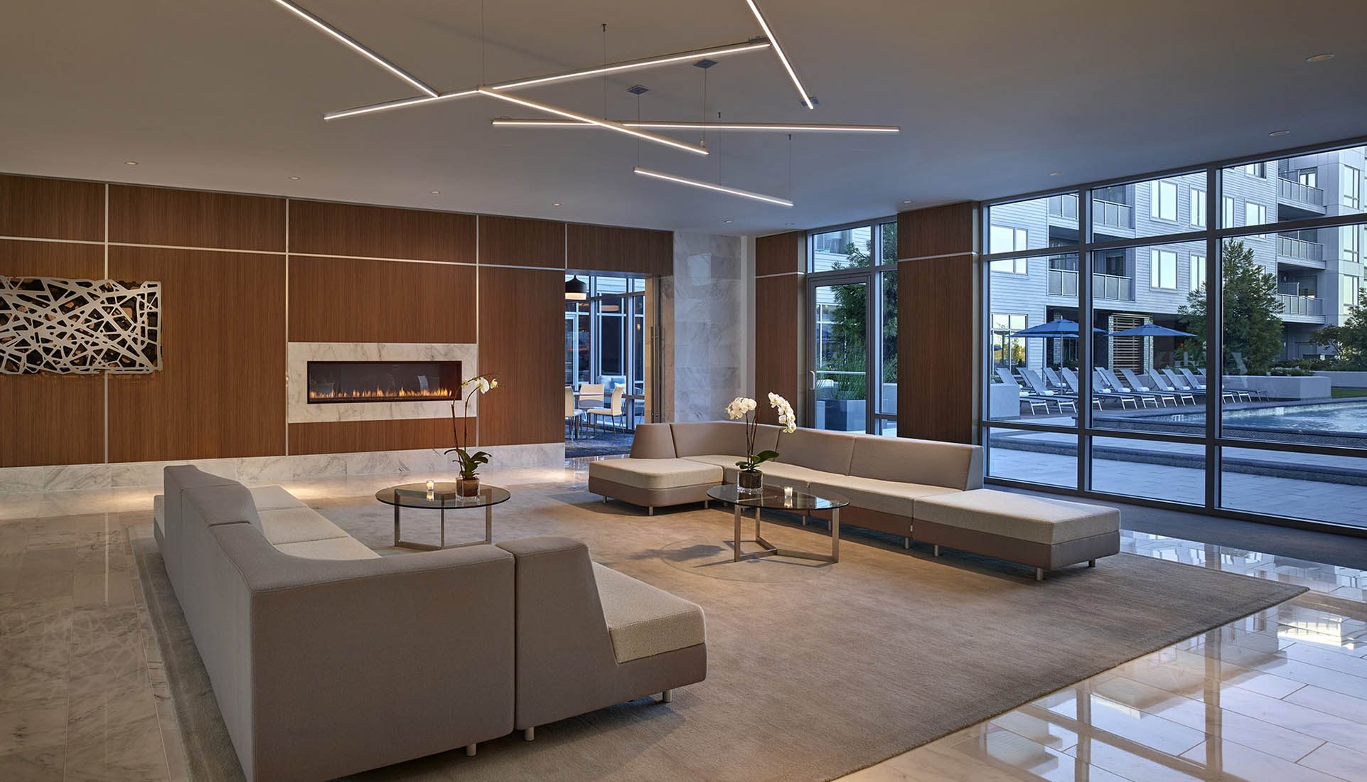 AVE Florham Park lobby lounge