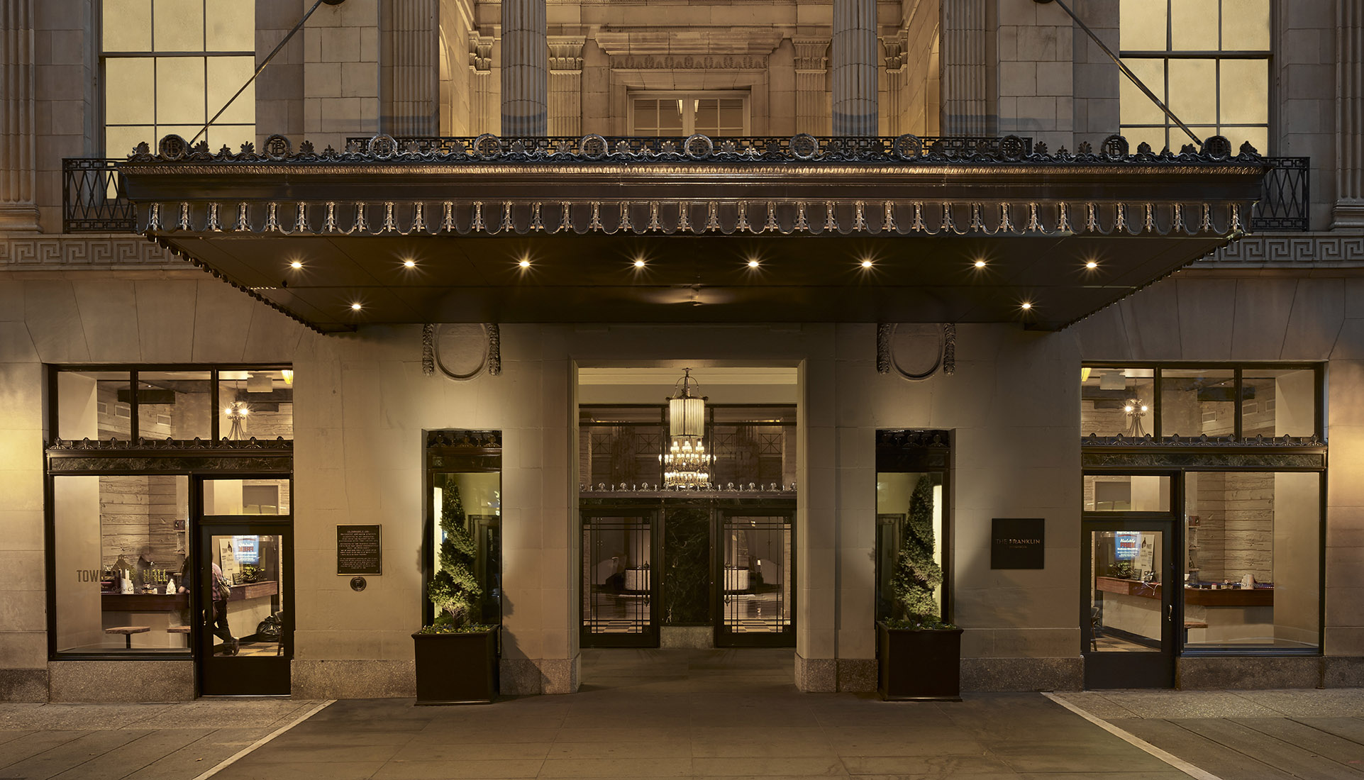 The Franklin Residences entrance