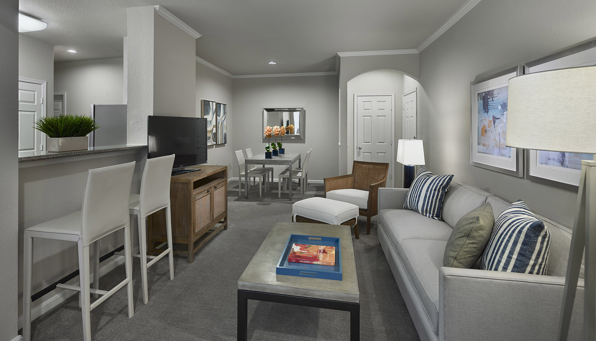 AVE Somerset apartment living room