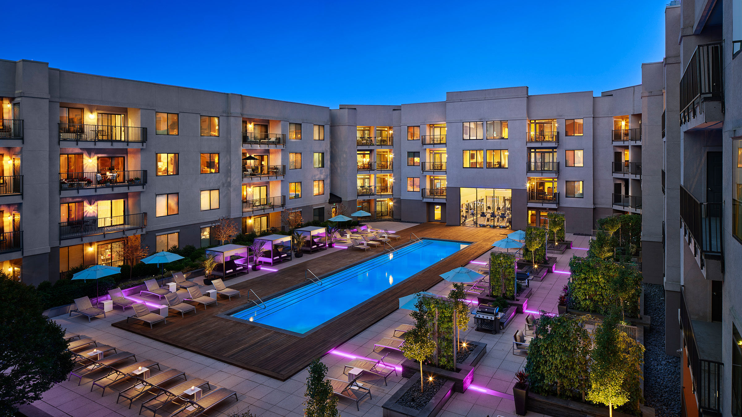 a pool at AVE Clifton, NJ