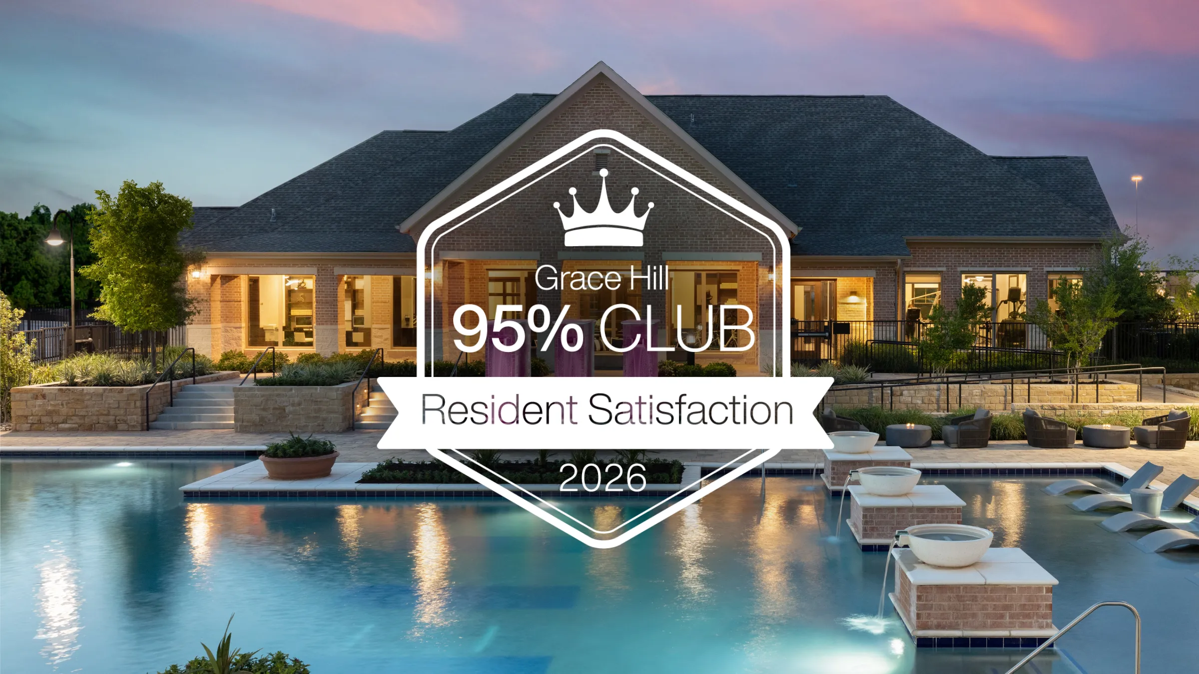 AVE Las Colinas Honored in Grace Hill 95% Club