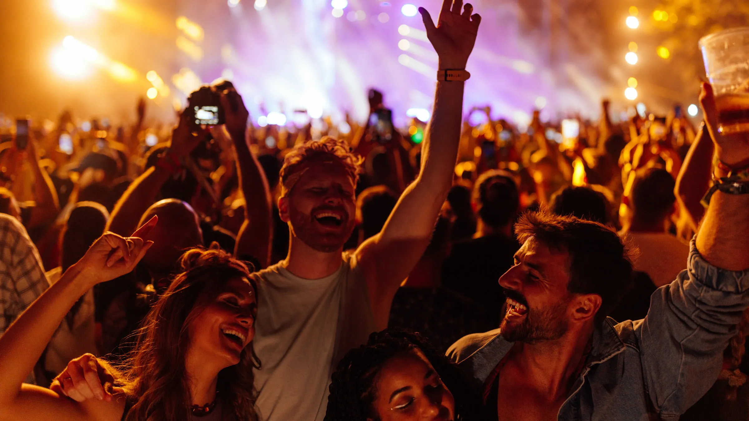 The Pavilion at Toyota Music Factory concertgoers