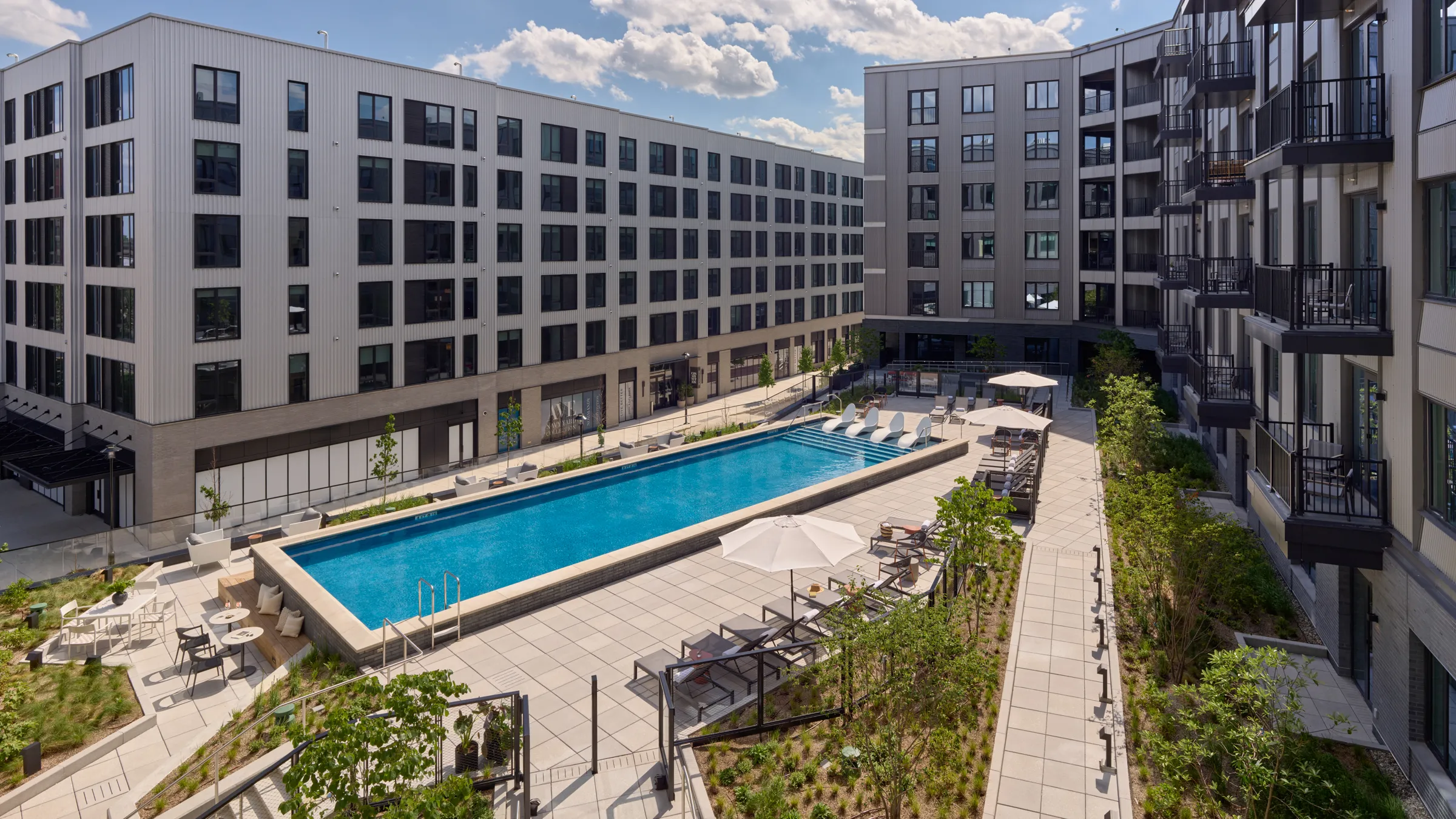 ave normandy apartments resort pool and sundeck in philadelphia