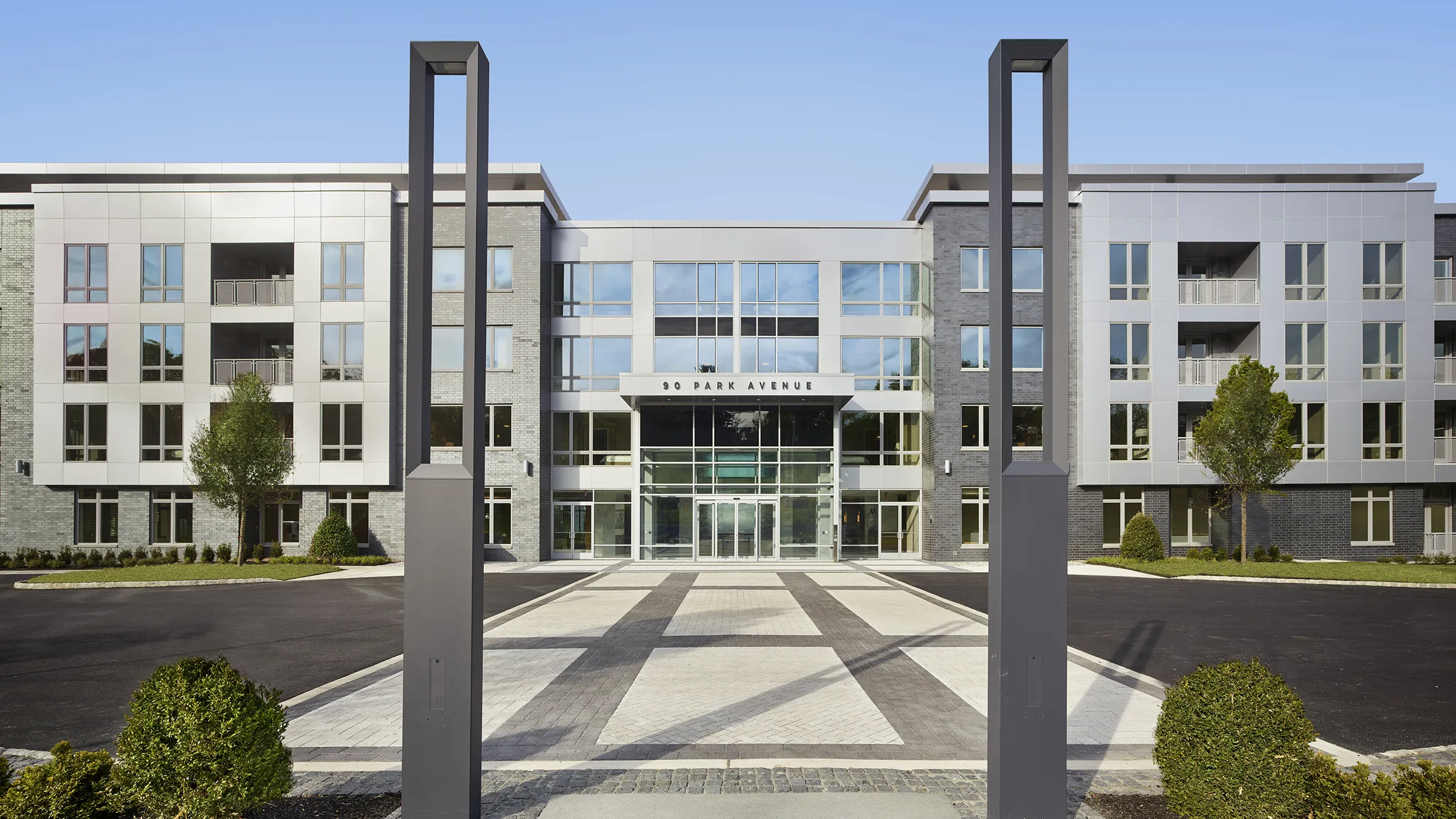 AVE Florham Park Luxury Apartments Building Exterior Entrance