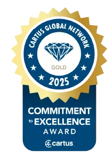 Cartus 2025 Commitment to Excellence Award: Gold
