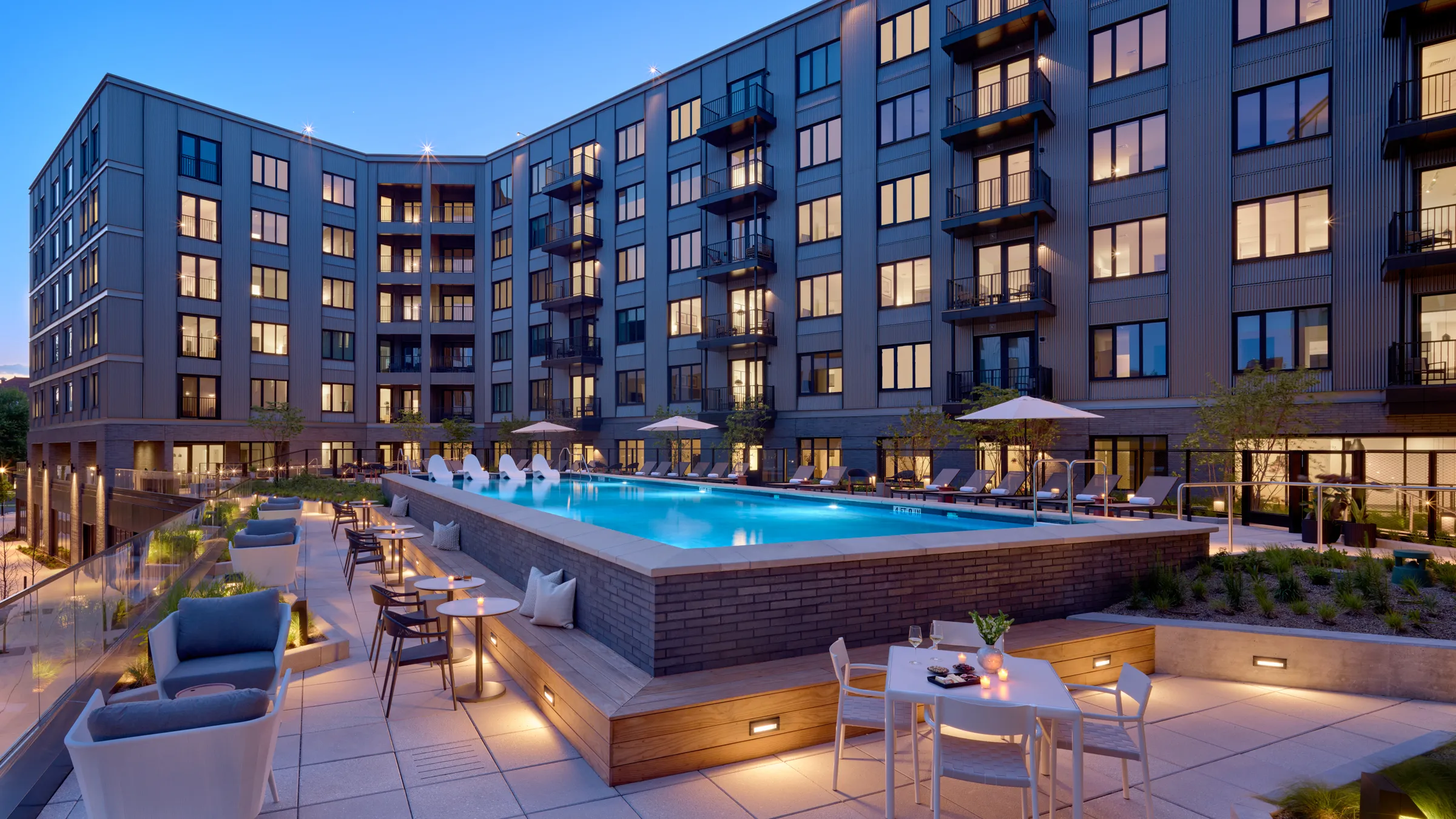 pool at AVE Normandy in Philadelphia