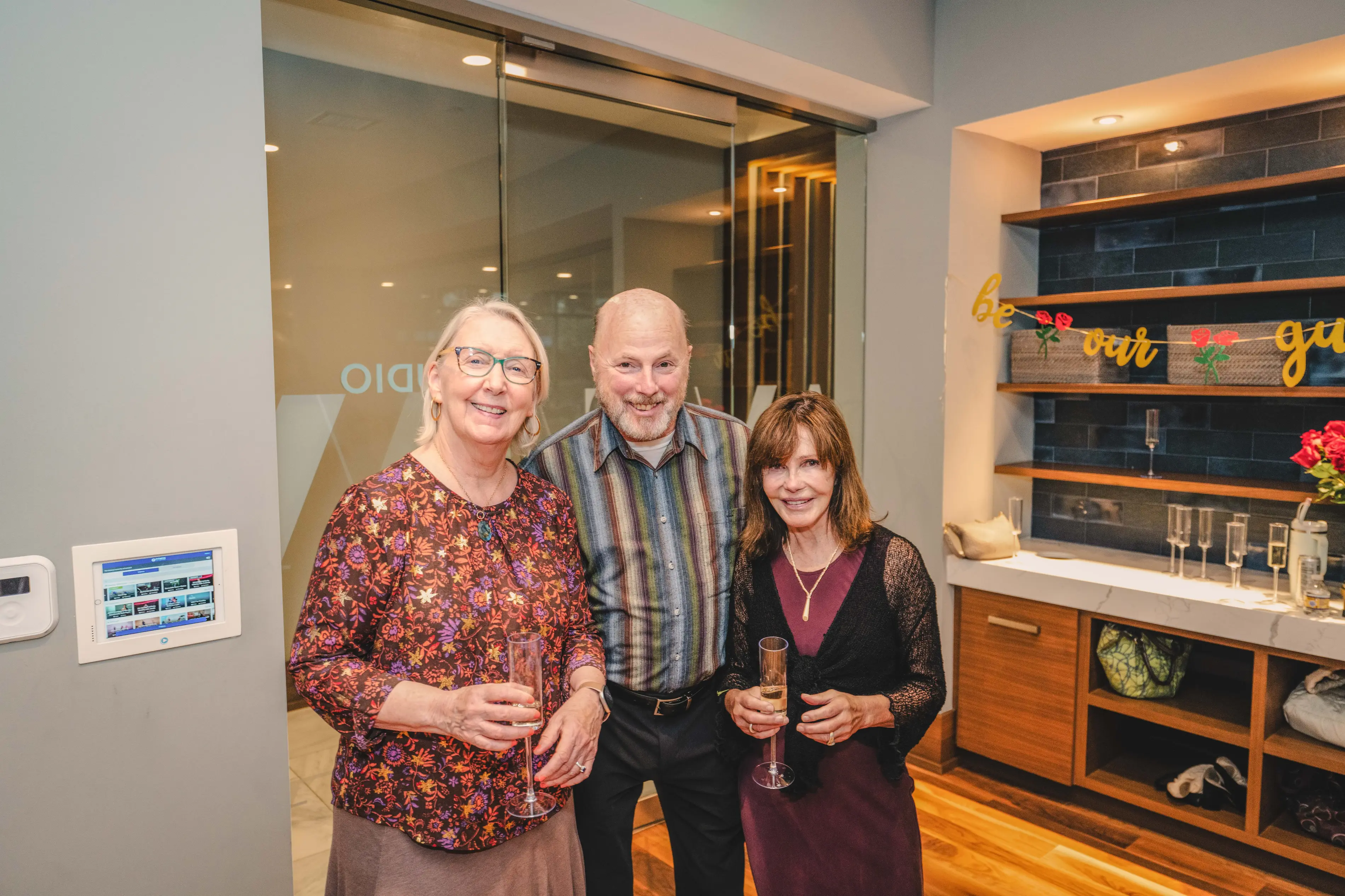 a group of people posing for a picture