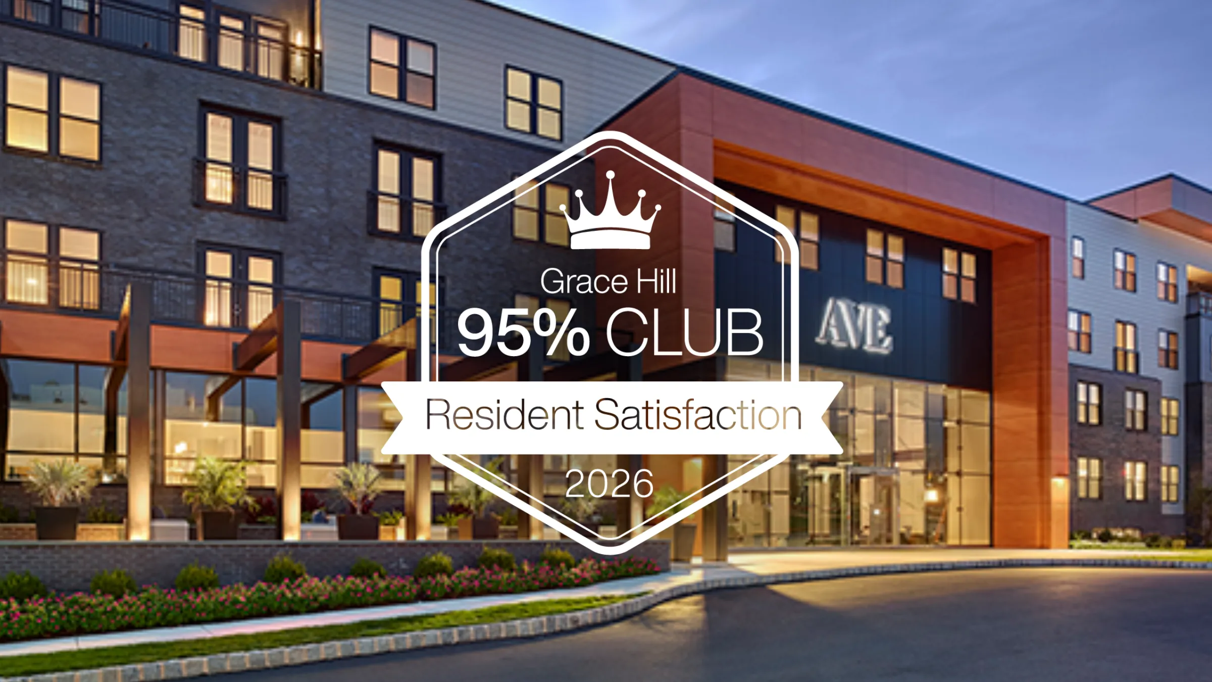 AVE King of Prussia Honored in Grace Hill 95% Club