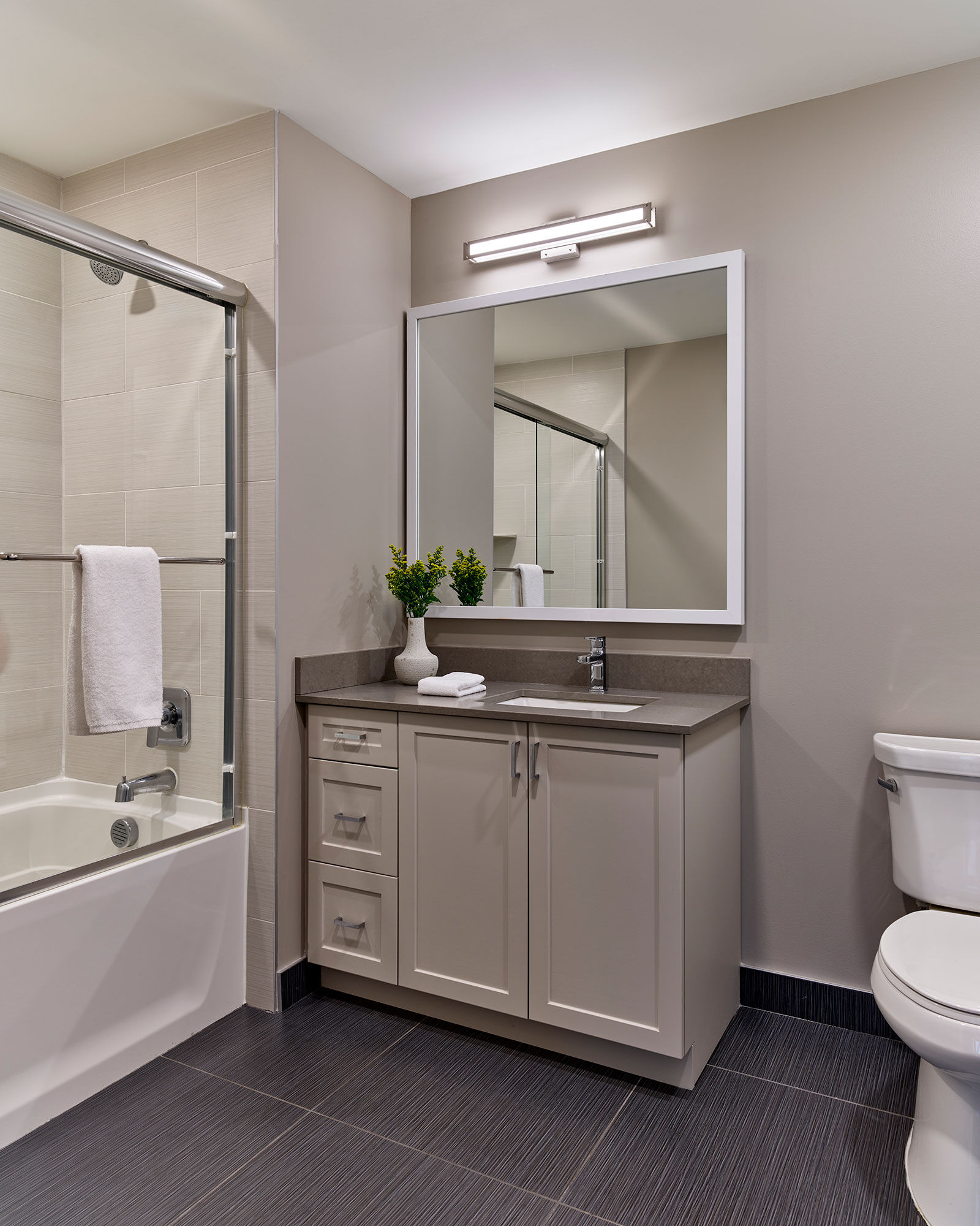a bathroom with a sink and a bathtub
