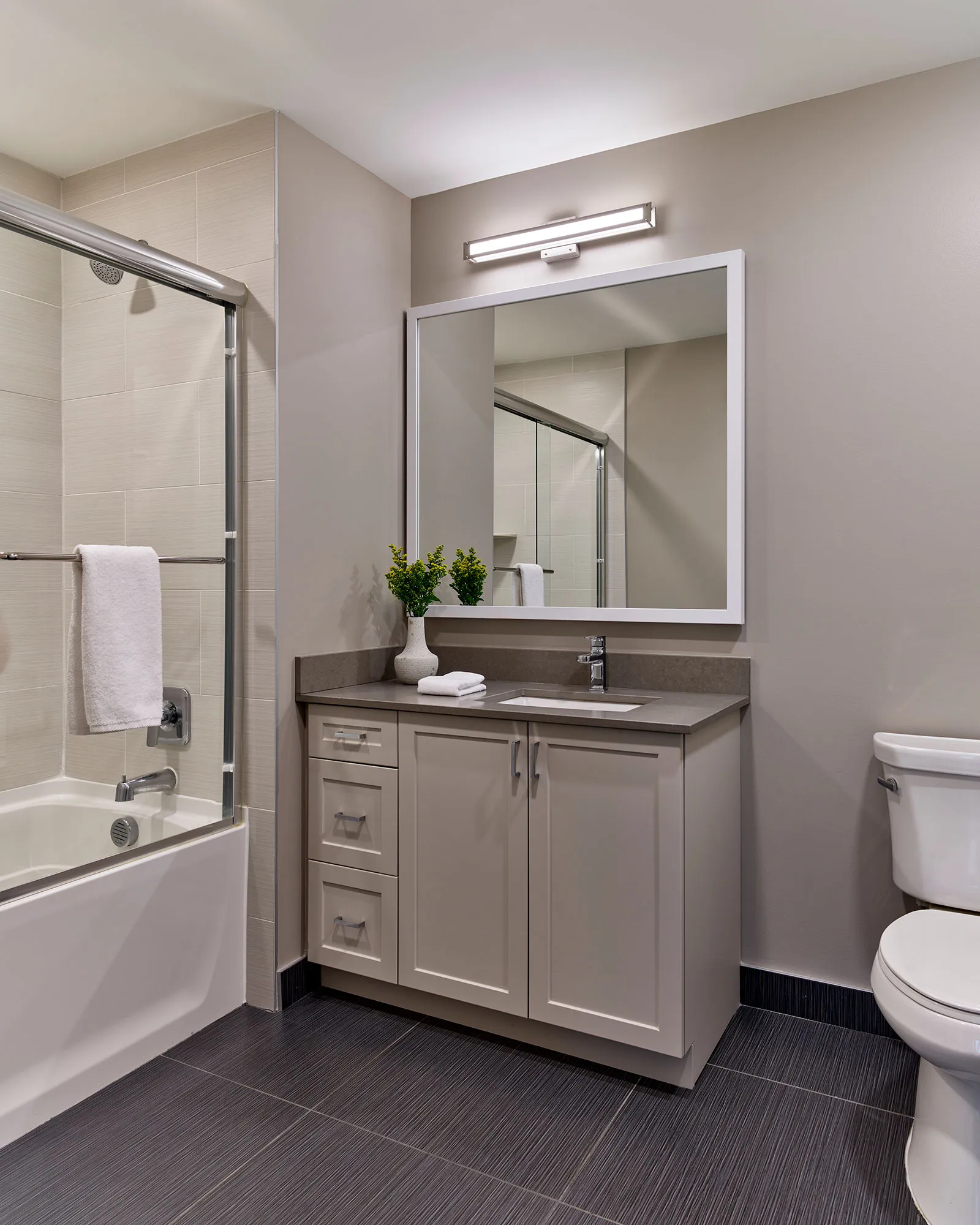 a bathroom with a sink and a bathtub