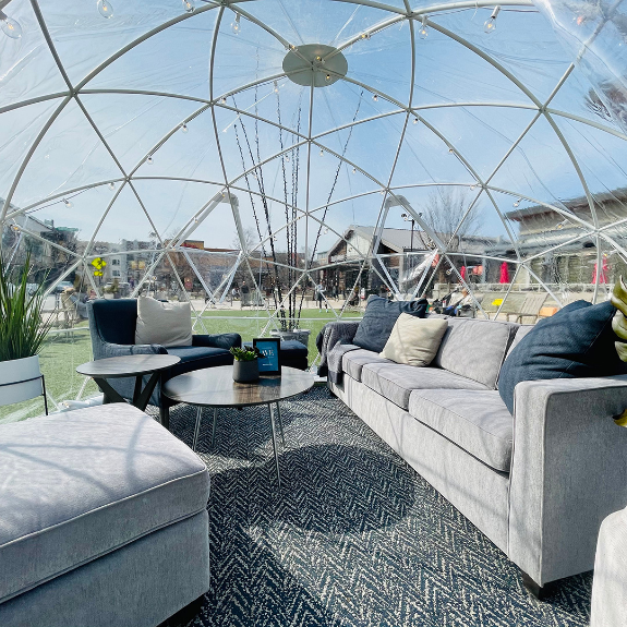 AVE King of Prussia Furnishes Restaurant Week Igloos to Support CHOP