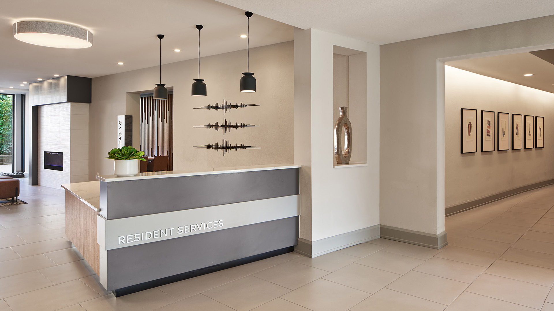 AVE Clifton Resident Services desk