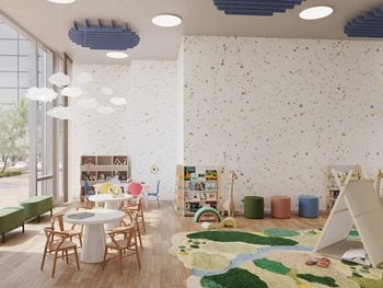 children's playroom at Hamilton Green 5 Cottage
