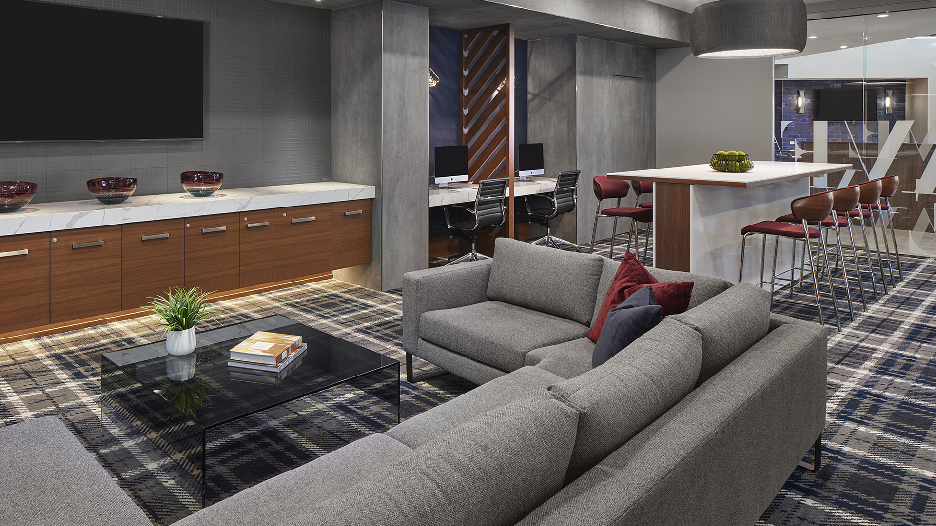AVE Blue Bell business lounge with alternative seating 