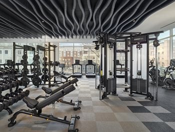 fitness center at AVE Hamilton Green in White Plains, NY