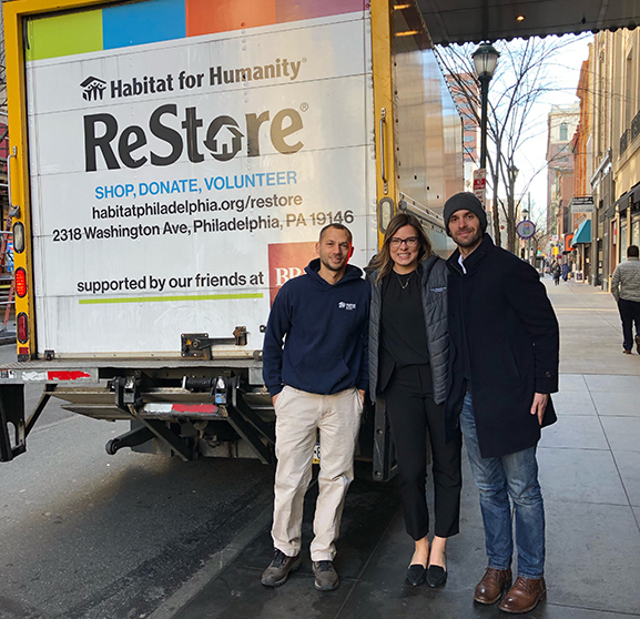 The Franklin Residences donated 50 suites of furnishings to Habitat for Humanity Philadelphia 