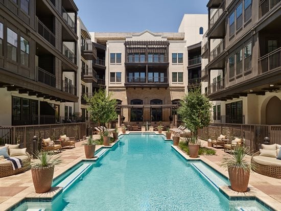 pool lounge chairs at AVE Paradise Valley