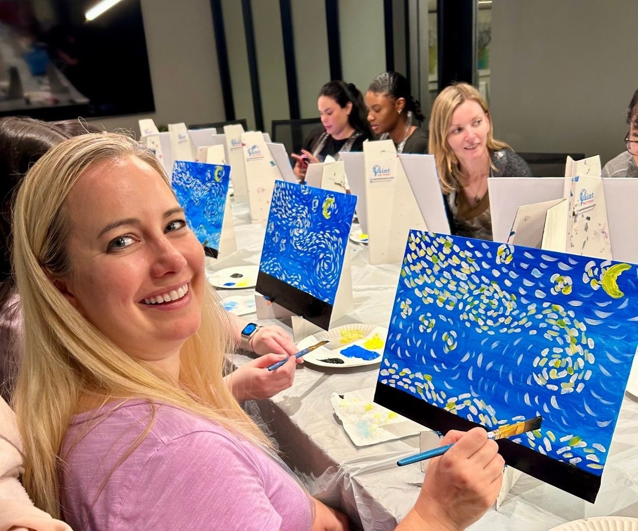 Resident Appreciation Week at AVE - Painting Event