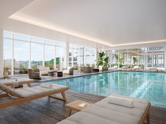 indoor pool at AVE Hamilton Green